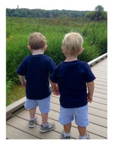 2 small boys holding hands: heartfulness